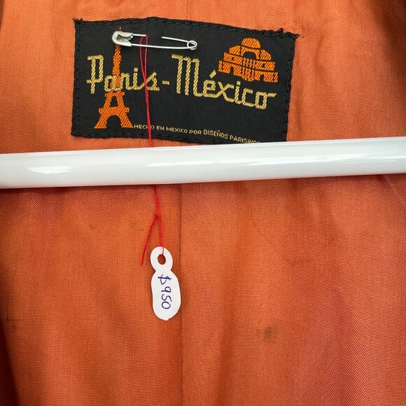 RARE Vintage Paris-Mexico Corduroy Coat | Diseños Parisinos - Picture 3 of 13